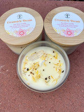 Load image into Gallery viewer, Creamsicle Dream Soy Candle | Sweet Orange, Ylang Ylang & Patchouli | Clear Quartz Crystal