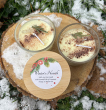 Load image into Gallery viewer, All-Natural Soy Wax Candle with Cinnamon, Orange & Balsam Fir Essential Oils – Holiday Christmas Scent in 4 oz Jar | Eco-Friendly & Aromatic