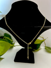 Load image into Gallery viewer, Gold Half Moon Moonstone Necklace – Celestial Boho Jewelry