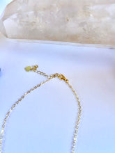 Load image into Gallery viewer, One of a Kind Labradorite & Rose Quartz Moon Necklace | Celestial Gemstone Jewelry