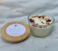 Load image into Gallery viewer, Vanilla Rose Soy Wax Candle – Handcrafted Scented Candle with Natural Soy Wax, Floral and Sweet Fragrance, Perfect for Relaxation, Home Decor, and Gift Ideas – Eco-Friendly, Long-Lasting Burn, Ideal for Aromatherapy and Self-Care