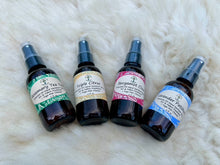 Load image into Gallery viewer, Aromatherapy spray set for daily relaxation, with four refreshing essential oil blends to enhance your wellness routine.