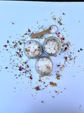 Load image into Gallery viewer, Aromatic herbal bath soak featuring essential oils of lavender, sage, and cedarwood