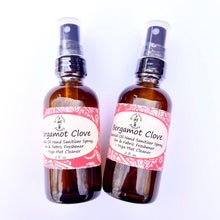 Load image into Gallery viewer, Bergamot Clove essential oil hand spray with all natural ingredients