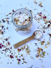 Load image into Gallery viewer, Calendula and chamomile herbal bath soak for gentle skin nourishment