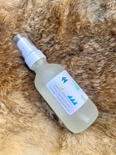 Load image into Gallery viewer, Cedar + Sage Essential Oil Spray – All-Natural Amber Hydrosol Spray with Cedarwood and Sage for Aromatherapy and Freshening