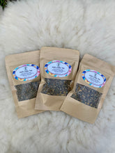 Load image into Gallery viewer, Small-batch herbal tea in kraft pouch | Natural caffeine-free blend for cozy bedtime tea moments
