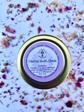 Load image into Gallery viewer, Relaxing herbal bath soak with lavender and chamomile for calming baths