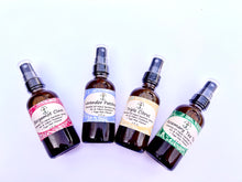 Load image into Gallery viewer, Natural essential oil sprays for yogis to freshen mats and create a calming environment during sessions.