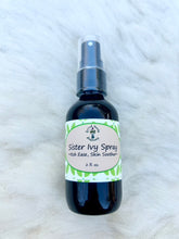 Load image into Gallery viewer, Skin soothing spray with natural ingredients like Jewelweed, Plantain Leaf, and Lavender for a gentle, refreshing touch on irritated skin.