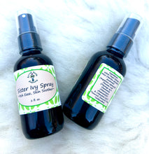Load image into Gallery viewer, Handcrafted herbal skin spray with natural ingredients like Chamomile, Lavender, and Witch Hazel, offering a refreshing and gentle experience for skin.
