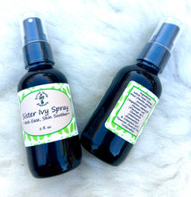 Load image into Gallery viewer, Handcrafted herbal skin spray with natural ingredients like Chamomile, Lavender, and Witch Hazel, offering a refreshing and gentle experience for skin.