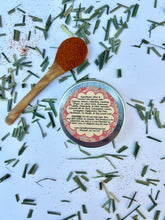 Load image into Gallery viewer, 2 oz portable herbal muscle rub with essential oils including clove, lemongrass, lemon, and eucalyptus.