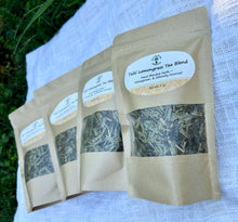 Load image into Gallery viewer, Sustainable tea packaging | Tulsi Holy Basil Lemongrass loose leaf herbal blend made with care