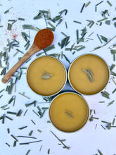Load image into Gallery viewer, Natural warming muscle rub made with organic cayenne pepper, arnica, calendula, and Appalachian beeswax.
