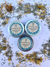 Load image into Gallery viewer, Wildcrafted herbal salve formulated for intense moisture and natural skin support.