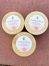Load image into Gallery viewer, Creamsicle Dream Soy Candle | Sweet Orange, Ylang Ylang &amp; Patchouli | Clear Quartz Crystal
