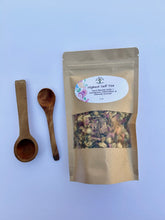 Load image into Gallery viewer, Heart Opening Loose Leaf Tea | Rose, Cardamom, Tulsi &amp; Ashwagandha | Adaptogenic Herbal Tea for Meditation, Relaxation &amp; Love | Caffeine-Free
