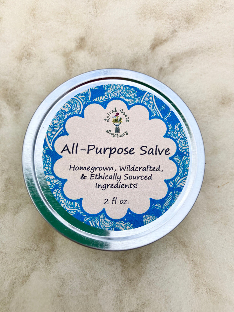 All Purpose Salve ~ for Cuts, Burns, & Stings, Body Butter + Lip Balm Gift for Gardeners and Outdoor Enthusiasts