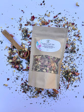 Load image into Gallery viewer, Heart Opening Loose Leaf Tea | Rose, Cardamom, Tulsi &amp; Ashwagandha | Adaptogenic Herbal Tea for Meditation, Relaxation &amp; Love | Caffeine-Free
