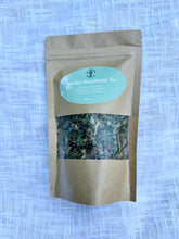 Load image into Gallery viewer, Nutritive Nourishment Loose Leaf Herbal Tea | All-Natural Homegrown Blend with Nettle, Oat Straw, Alfalfa, Spearmint, Dandelion Leaf, &amp; Red Clover
