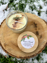 Load image into Gallery viewer, All-Natural Soy Wax Candle with Cinnamon, Orange &amp; Balsam Fir Essential Oils – Holiday Christmas Scent in 4 oz Jar | Eco-Friendly &amp; Aromatic
