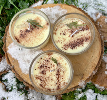 Load image into Gallery viewer, All-Natural Soy Wax Candle with Cinnamon, Orange &amp; Balsam Fir Essential Oils – Holiday Christmas Scent in 4 oz Jar | Eco-Friendly &amp; Aromatic
