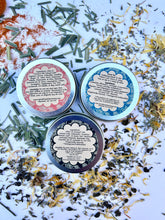 Load image into Gallery viewer, Herbal Salve Set | All-Purpose, Muscle Rub &amp; Black Drawing Salve | Natural First Aid Kit for Cuts, Burns, Sore Muscles, Stings &amp; Splinters
