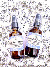 Load image into Gallery viewer, Lavender Patchouli Essential Oil Spray | Yoga Mat Cleaner, Body Spray &amp; Room Freshener | Natural Fragrance for Yoga Teachers &amp; Festivals
