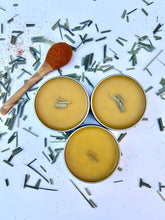 Load image into Gallery viewer, Cayenne Lemongrass Herbal Muscle &amp; Joint Rub handcrafted with wildcrafted herbs and organic oils for natural soothing and warming comfort.
