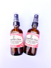 Load image into Gallery viewer, Bergamot Clove essential oil hand spray with all natural ingredients 
