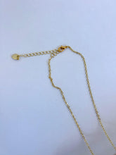 Load image into Gallery viewer, Moon Phases Gold Necklace with Labradorite Gemstone – Witchy Boho Celestial Lunar Jewelry, Adjustable Gold Chain
