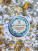 Load image into Gallery viewer, Calendula and lavender herbal balm suitable for minor skin discomforts and daily care.
