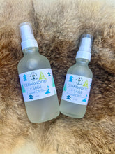 Load image into Gallery viewer, Cedarwood &amp; Sage Essential Oil Spray made with amber hydrosol and natural essential oils for a grounding, earthy aroma.

