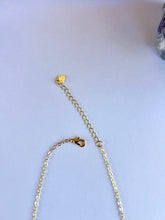 Load image into Gallery viewer, Gold Half Moon Labradorite &amp; Moonstone Necklace – Celestial Crystal Jewelry, Boho Talisman, Spiritual Pendant
