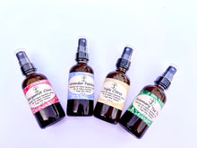 Load image into Gallery viewer, Natural essential oil sprays for yogis  to freshen mats and create a calming environment during sessions.
