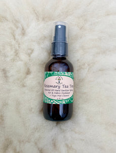 Rosemary & Tea Tree Essential Oil Spray – Versatile Spray for Dreadlocks, Car Freshening, and Air Purification with Refreshing Essential Oils.