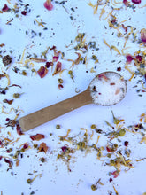 Load image into Gallery viewer, Rose petal herbal bath soak for aromatherapy and calming relaxation
