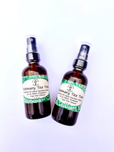 Load image into Gallery viewer, Yoga mat being cleaned with all-natural Rosemary and Tea Tree spray
