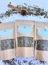 Load image into Gallery viewer, Small-batch, hand-blended Nutritive Nourishment herbal tea, emphasizing quality, freshness, and artisan craftsmanship.
