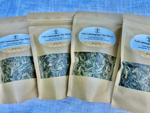 Load image into Gallery viewer, Tulsi Lemongrass Tea from Spiral Roots Sanctuary | Herbal loose leaf tea for balance and calm
