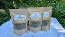 Load image into Gallery viewer, Tulsi Holy Basil Lemongrass Herbal Tea packaging | Caffeine-free Ayurvedic-inspired tea blend
