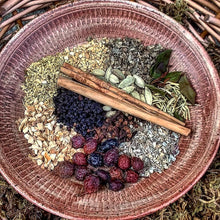 Load image into Gallery viewer, Elderberry Elixir Syrup with Raw Honey + Rose Hips for Nanny Gift, Principal Gift, and Nurse Appreciation in 4 oz. Bottle
