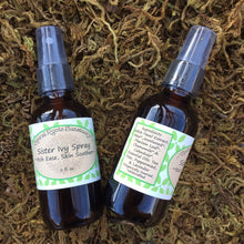 Load image into Gallery viewer, Sister Ivy Spray ~ Poison Ivy Rash Skin Soothing Herbal Spray for Itchy Skin + Bug Bites with Organic Infused Witch Hazel, Jewelweed, Plantain, Mint &amp; Tea Tree
