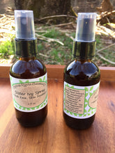 Load image into Gallery viewer, Sister Ivy Spray ~ Poison Ivy Rash Skin Soothing Herbal Spray for Itchy Skin + Bug Bites with Organic Infused Witch Hazel, Jewelweed, Plantain, Mint &amp; Tea Tree
