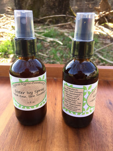 Sister Ivy Spray ~ Poison Ivy Rash Skin Soothing Herbal Spray for Itchy Skin + Bug Bites with Organic Infused Witch Hazel, Jewelweed, Plantain, Mint & Tea Tree